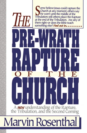 Cover of Prewrath Rapture of the Church