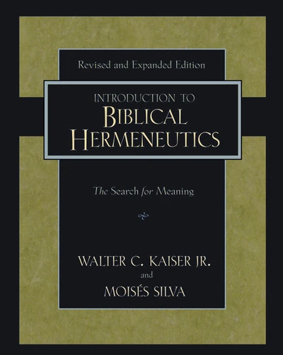 Cover of Introduction to Biblical Hermeneutics