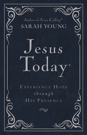 Cover of Jesus Today Deluxe Edition, Leathersoft, Navy, with Full Scriptures
