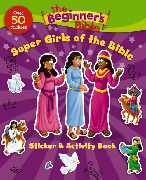 Cover of The Beginner's Bible Super Girls of the Bible Sticker and Activity Book