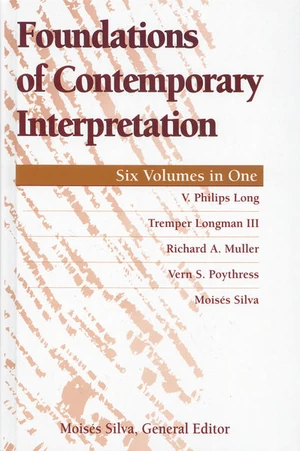 Cover of Foundations of Contemporary Interpretation