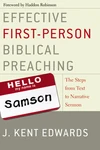 Cover of Effective First-Person Biblical Preaching