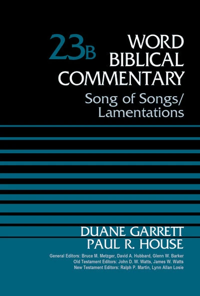 Cover of Song of Songs and Lamentations, Volume 23B