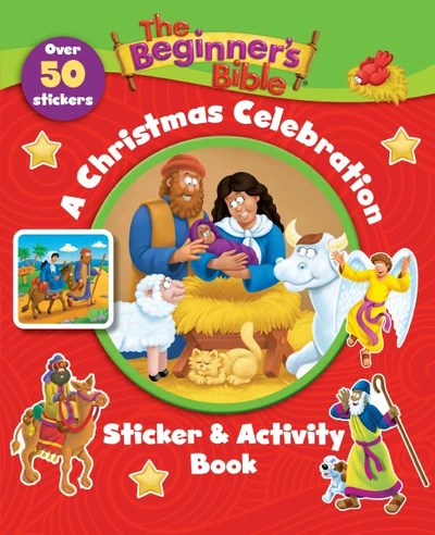 Cover of The Beginner's Bible A Christmas Celebration Sticker and Activity Book