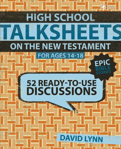 Cover of High School TalkSheets on the New Testament, Epic Bible Stories