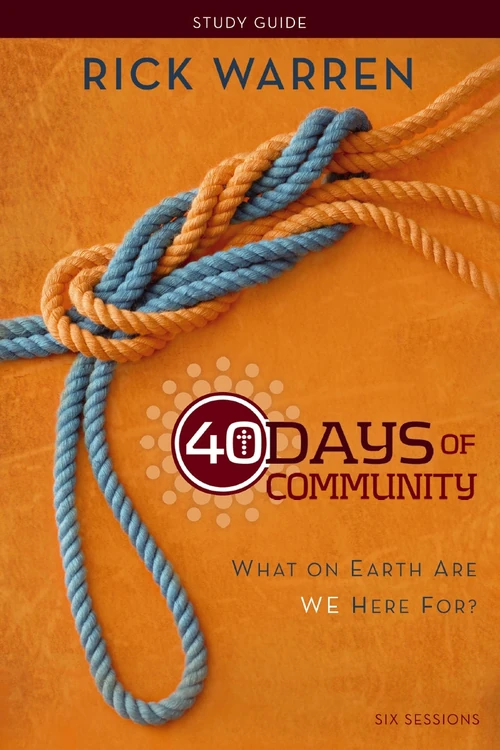 Cover of 40 Days of Community Bible Study Guide