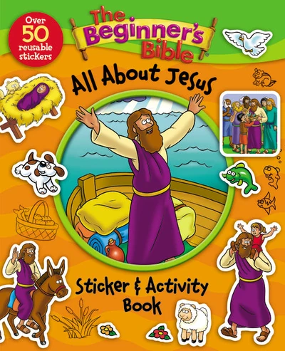 Cover of The Beginner's Bible All About Jesus Sticker and Activity Book