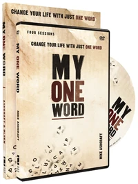 Cover of My One Word book with DVD