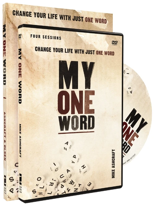 Cover of My One Word book with DVD