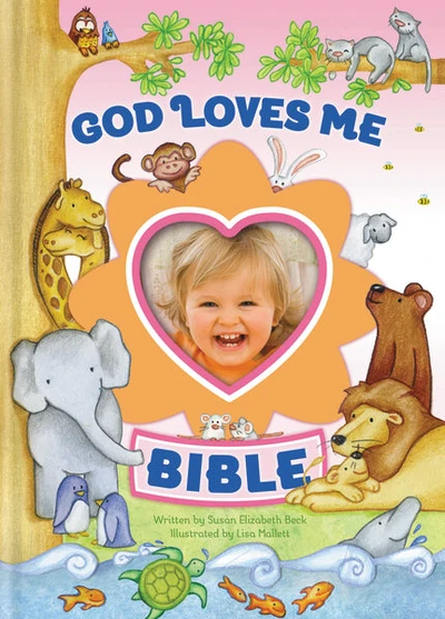 Cover of God Loves Me Bible, Newly Illustrated Edition