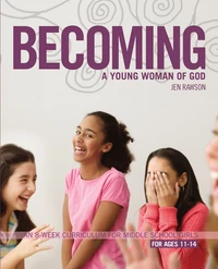 Cover of Becoming a Young Woman of God