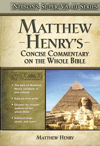 Cover of Matthew Henry's Concise Commentary on the Whole Bible