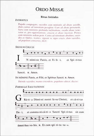 Cover of Altar Missal Supplement