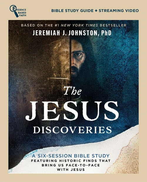 Cover of The Jesus Discoveries Bible Study Guide plus Streaming Video